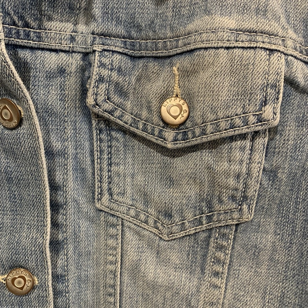 Kippys Premium Denim Jean Jacket Made In The USA Western Style Size Medium - Picture 4 of 14